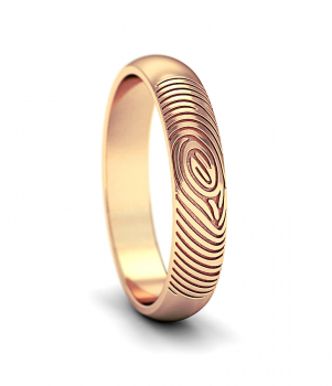 Кольцо с отпечатком пальца (Мод.101)